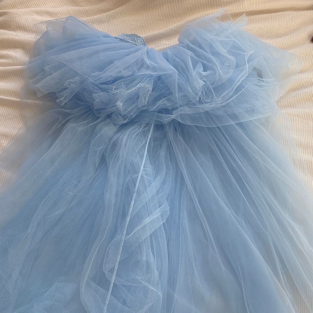 Dolls Kill Light Blue Tulle Skirt
